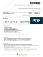 Prova A01 Tipo 001