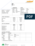 Específicaciones Compresor HUAYI Cubigel GPY14NDb