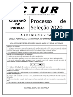 Provas Agrimensura 2019 2020