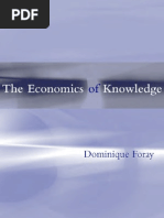 Economics of Knowledge