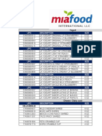 Catalogo Macro MF Sales Price List