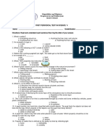 PT - Science 5 - Q1