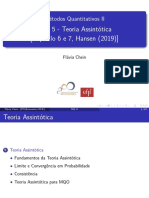 Aula 5 - Teoria Assintótica