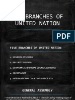 The Branches of United Nation ..