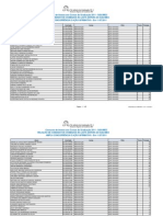 2011 Listagem de Candidatos Chamados SISU 2osemestre 2achamada