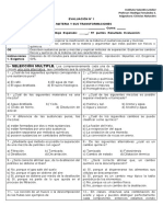 Prueba Ciencias Naturales 7 Basico Miercoles 31 de Agosto