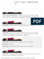 STOTT PILATES Warm Up Spinal Rotation Merrithew®