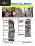 Check List (Pre Entry) For Gas Cutting Set