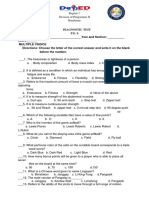 PE8 Diagnostic Test