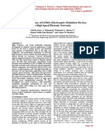 High Performance of Linbo Electrooptic Modulator Devices in High Speed Photonic Networks