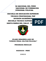 Codigo Penal Militar Policial