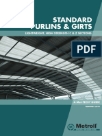 Metroll Standard Purlins Girts