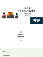 Public Communication-S2022