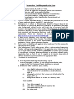 Instructions For Filling Application Form: (3) A Person Who Has Not Attained The Age of 18 Years Is Considered As