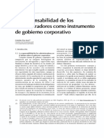 La Responsabilidad de Los Administradores Como Instrumento de Gobierno Corporativo - Cándido Paz-Ares