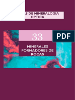 Atlas Mineralogía Óptica, 33 Minerales.