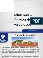 Atletismo Corrida de Velocidade