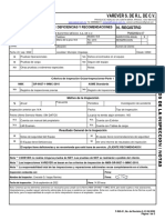 Reporte de Evaluación de Carga de Mesa de Elevación