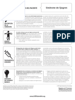 Sindrome de Sjogren Fact Sheet