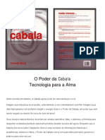 O Poder Da Cabala - Tecnologia para A Alma - Yehuda Berg