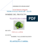 Plastilina Casera 2022 - 2