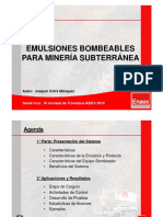 2 - 08 Emulsiónes Bombeables para Minería Subterránea - J. Cofré