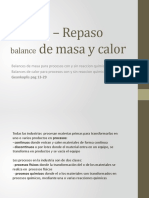 1 Repaso Balance de Masa y Energia