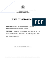 EXP. 87D - 45.019 Extension Del Fallo Definitivo. Desalojo de Local Comercial.-1