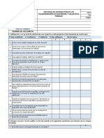 Formato de Encuesta de Satisfaccion Colaboradores SST