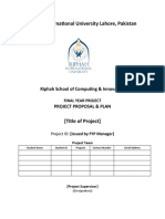 Template-03 - Project Proposal & Plan