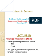 Statistics in Business FOR UST