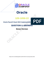 Oracle Dumps PDF