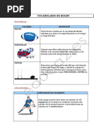 Vocabulario de Rugby