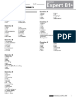 Expert B1+ - Progress Test - Answer Key