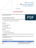 Fiche Memo 42 iSSS - Pronoms Possessifs Anglais - V1 Copie