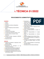 NT - 01 - 2022 - Procedimentos Administrativos