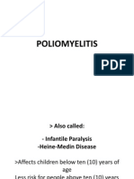 Poliomyelitis