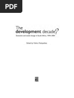 The Development Decade - Economic and Social Change in South Africa, 1994-2004