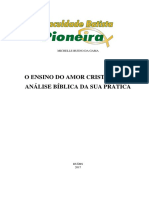 GAMA Michelle B. O Ensino Do Amor Cristao Uma Análise Bíblica Da Sua Práica