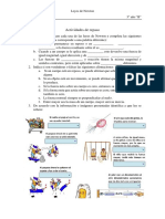 Leyes de Newton Actividades de Repaso