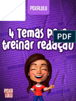 4 Temas para Treinar - Redação