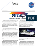 NASA Facts PHYSX Pegasus Hyper Sonic Experiment