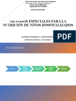 Métodos Especiales para Nutrición de Niños Hospitalizados