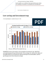 S3-Low Saving-Investment Trap - Pakistan