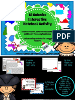 13 Colonies Notebook Activity