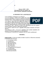 Decret Nomination 150 Membres HCCT Version Finale Apres Relecture Chef de L'etat