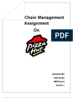 SCM Assignment Pizza Hut