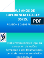 Lesiones Temporales y Traumatismos Cervicales Menores Lugo Dic 2017