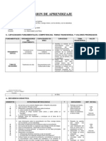 SESION DE APRENDIZAJE - 1º Año - La Reconciliacion