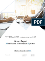 MBA 6203 - Assessment 02 Document v3.0 (Group Report) - Group No 06